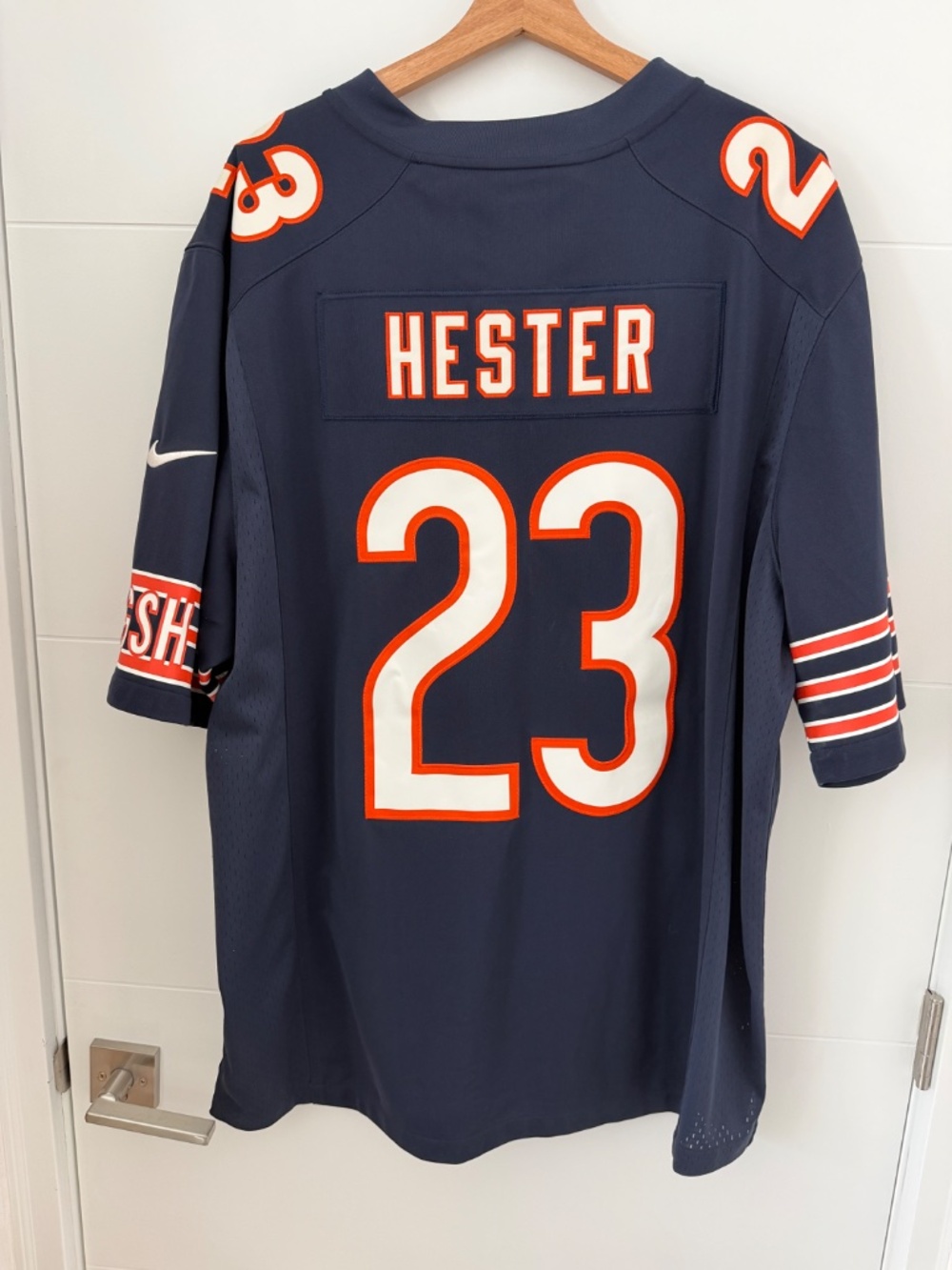 NWT Nike Chicago Bears Devin Hester 23 On Field Navy Blue Jersey Mens XXL